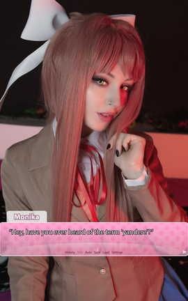 Shiro Kitsune -Monika - (Doki Doki)