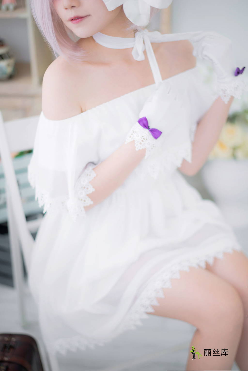 Miuֻ-Mashu White Dress_˿